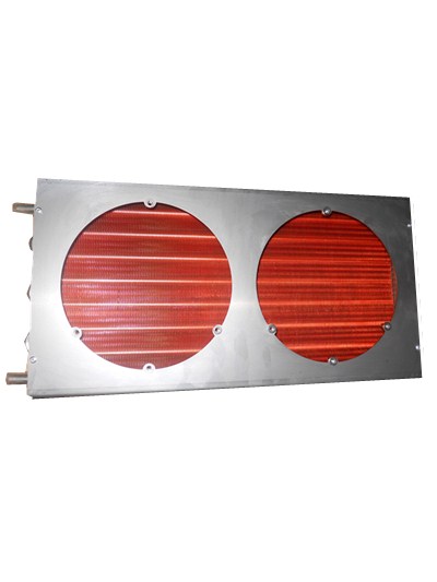 Copper tube copper  fin condenser