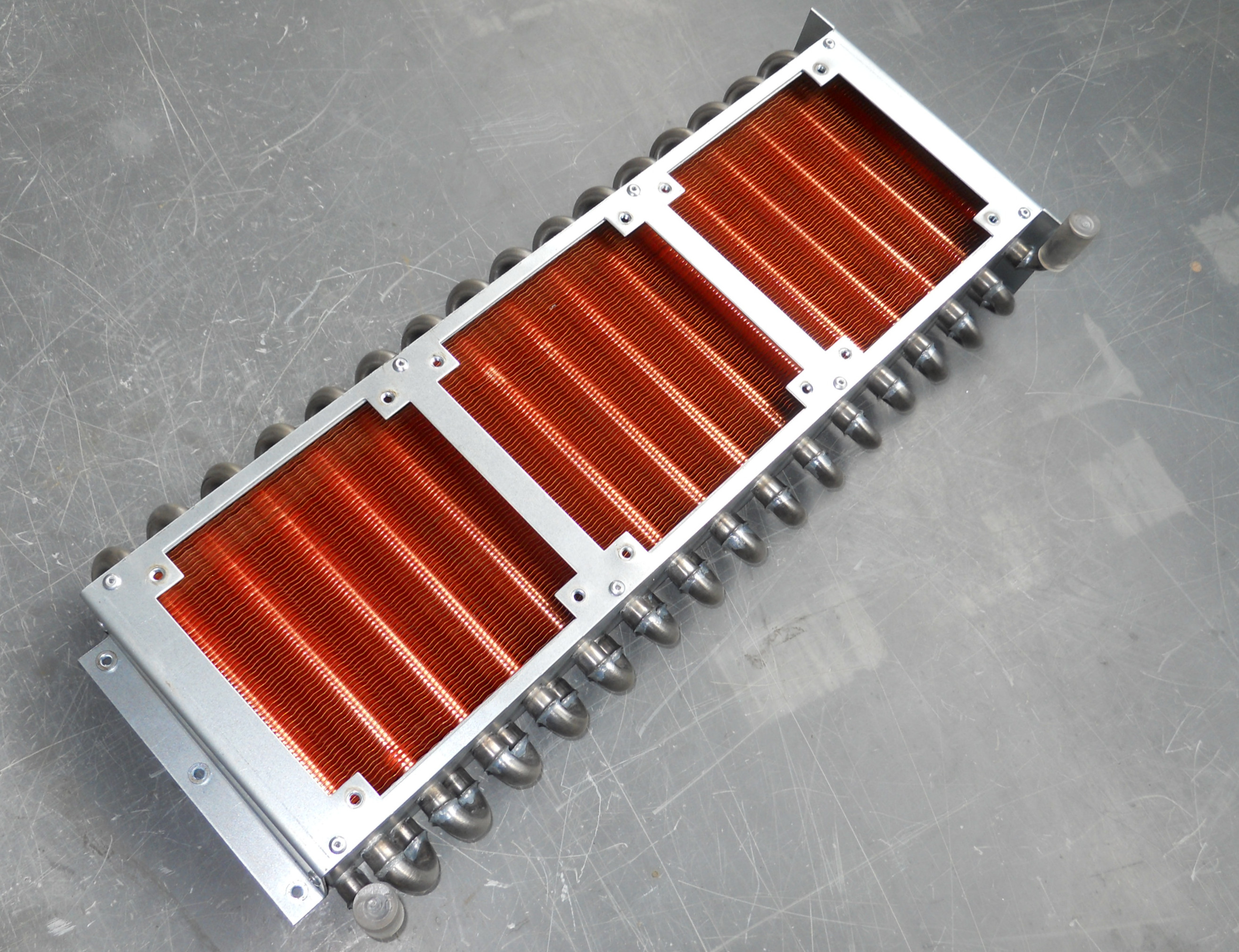 Stainless Tube & Copper Fins Evaporator