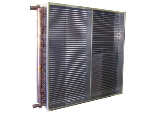 Air to water coil